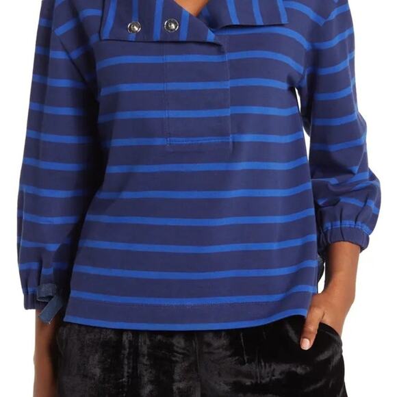 NWT - Tommy Bahama - Montego Bay Half Snap Pullover Sweatshirt S/P - Picture 1 of 7